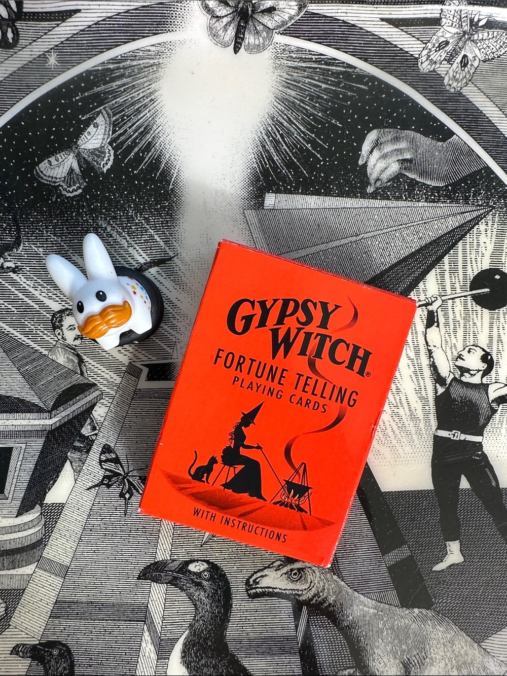 NWT Gypsy Witch Fortune Telling Playing Card Deck with Magicians Rabbit